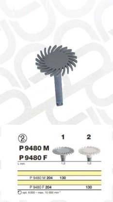 Полировочный бор по композиту 1-я ступень D+Z  / P 9480 M 204.130, Drendel + Zweiling DIAMANT GmbH, Германия  